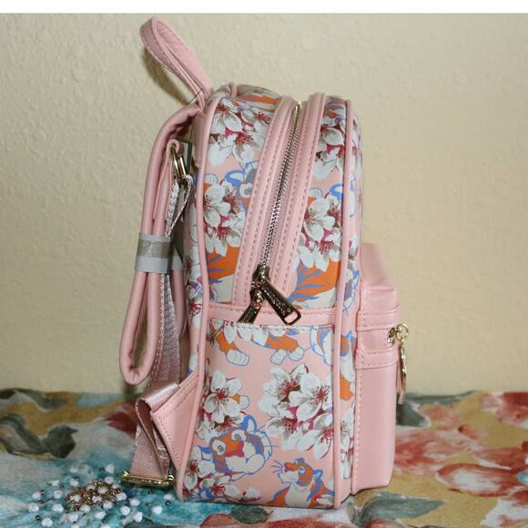 Loungefly Aladdin Rajah Floral Backpack - Picture 2 of 4